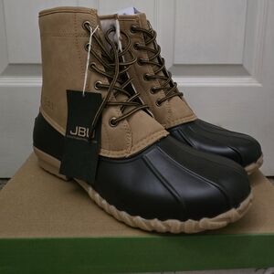 Boots JBU Men's Tan and Black Boots